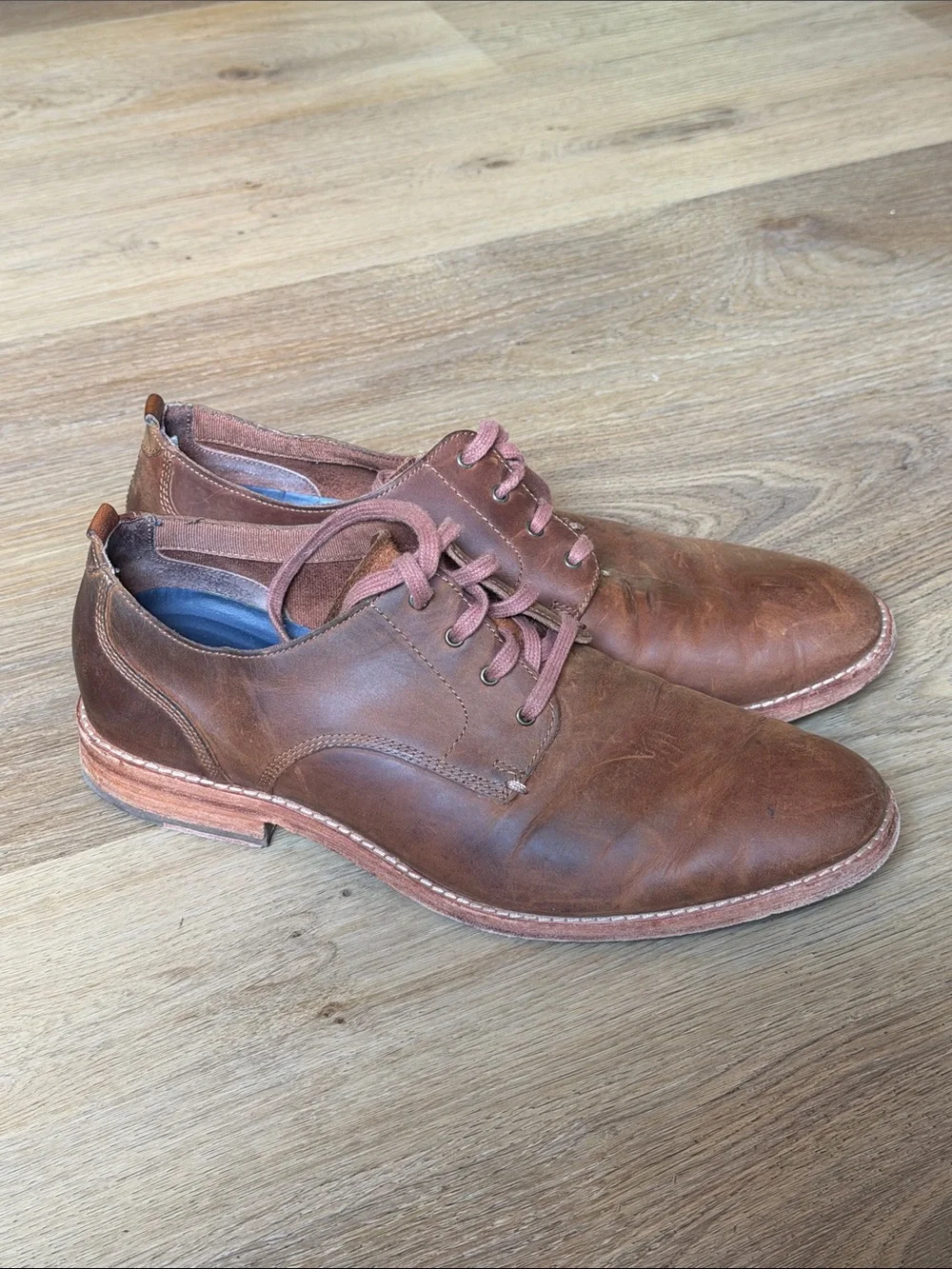 Cole Haan Men’s Brown Leather Derby Shoes